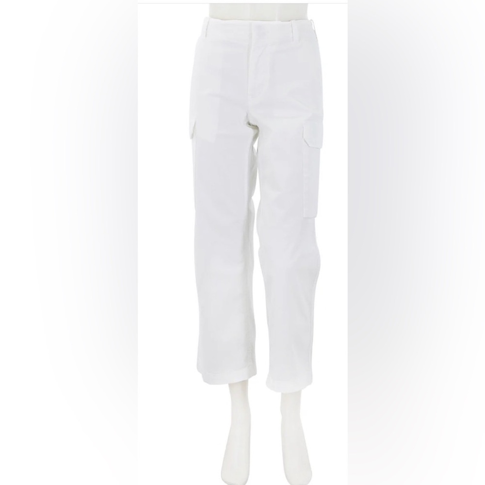 Nili Lotan Leofred Cargo Pant in White